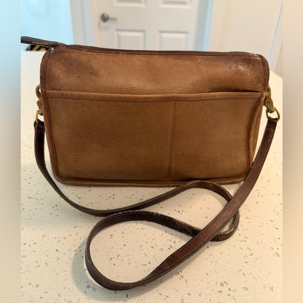 Vintage Coach Leather Bag Brown – Made in USA